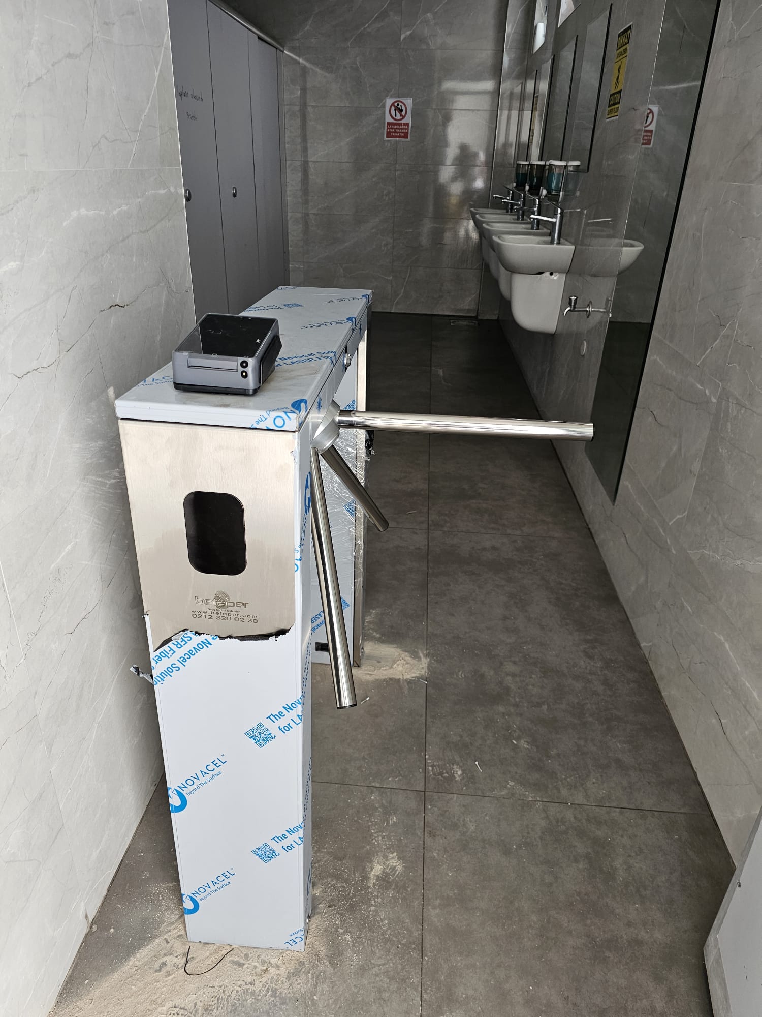 Bozcaada Kredi Kartı İle WC Giriş Turnike Sistemi